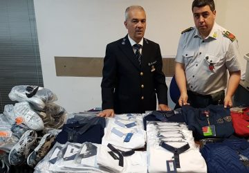 Aereoporto di Catania, sequestrati dalla Guardia di finanza capi contraffatti