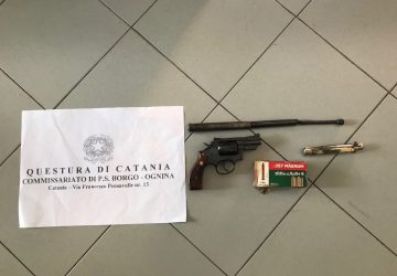 Catania, controlli serrati su detenzione armi