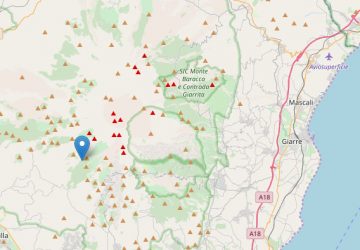 Scosse di terremoto con epicentro Ragalna e Zafferana Etnea. Avvertite anche nella zona jonico-etnea
