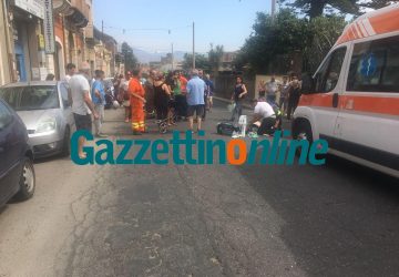 Giarre, moto travolge 87enne mentre attraversava la strada. Intervento dell'elisoccorso VIDEO