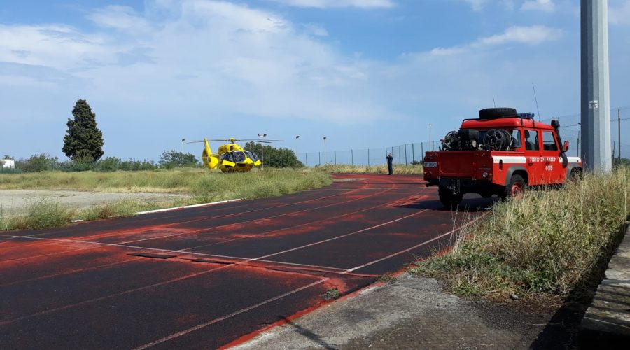 Piedimonte, anziano investito da un treno cade in un dirupo: intervento dei vigili del fuoco e 118