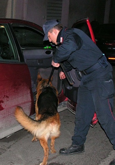 Nicolosi, controlli antidroga dei carabinieri