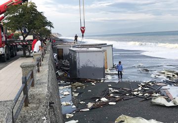 Allerta meteo, mareggiata a Roccalumera e Santa Teresa