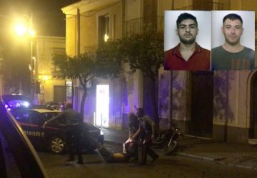 Giarre, inseguimento con aggressione ai carabinieri: confermati i domiciliari ai due arrestati