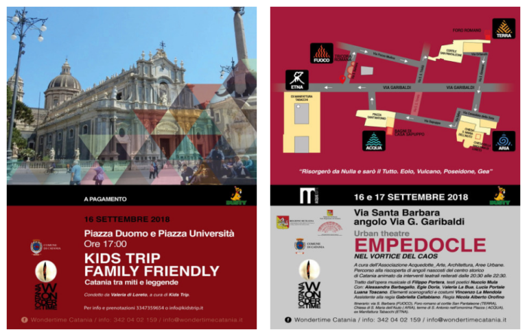 WonderTime di Catania: domenica ricca di appuntamenti