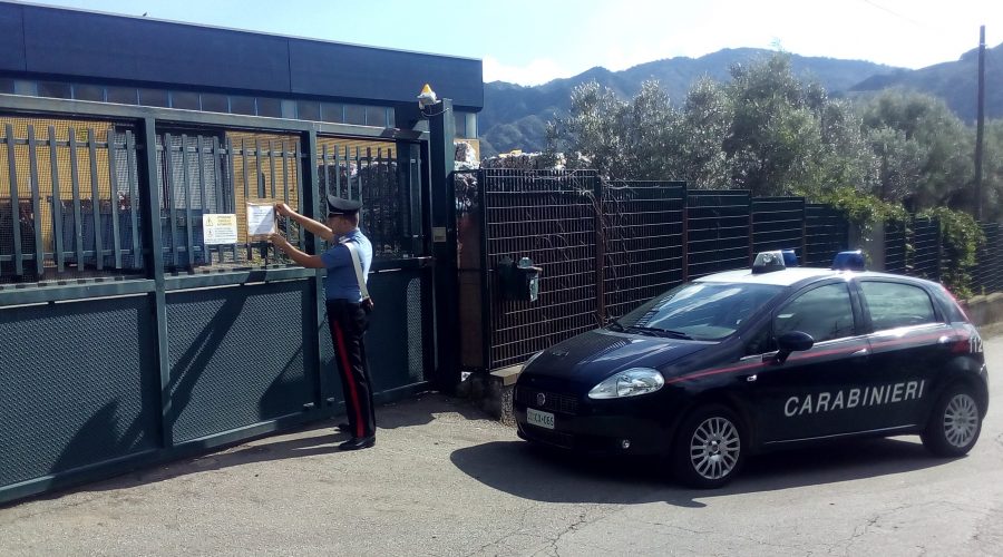 Motta Camastra: sequestrato un impianto di raccolta dei rifiuti. Denunciato il titolare