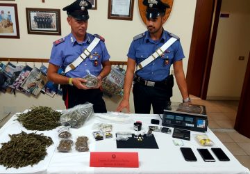 Gaggi: 17enne beccato con oltre 1 Kg di droga