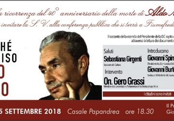 Fiumefreddo, conferenza sulla figura di Aldo Moro