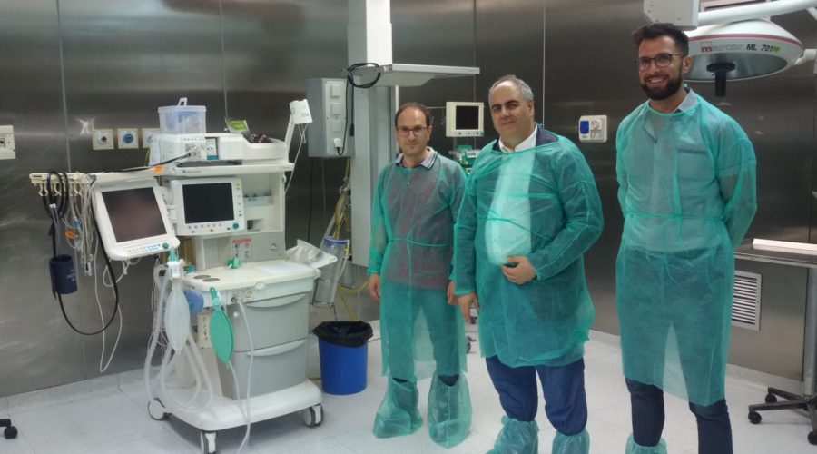 Visita a sorpresa in ospedale a Giarre del sindaco D’Anna e del senatore pentastellato Anastasi