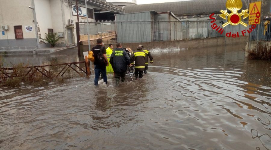 Catania, la conta dei danni dopo il nubifragio di ieri