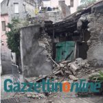 Calatabiano, crolla vecchia abitazione disabitata in via Dominici