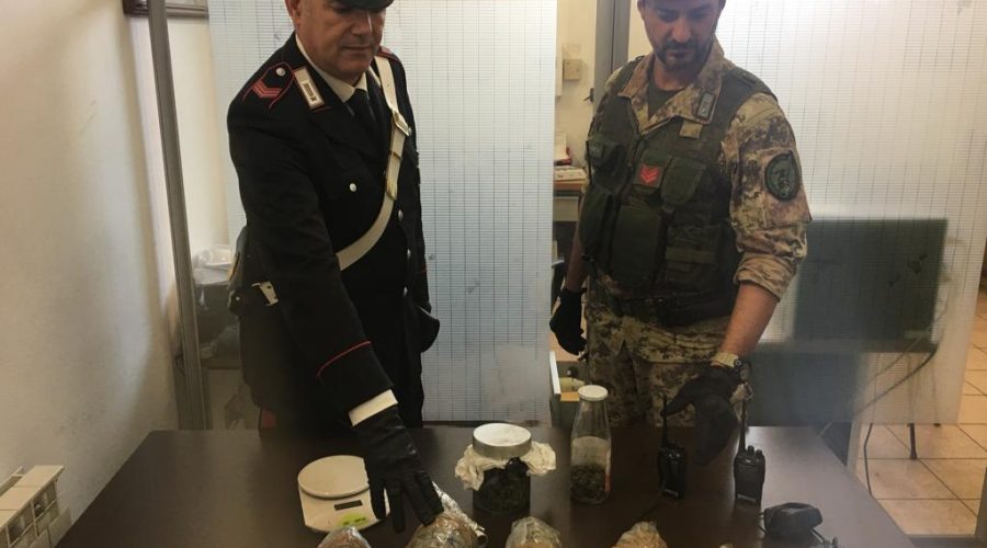 Francavilla di Sicilia: arrestato giovane pusher. Beccato con 1 kg e 230 grammi di marijuana