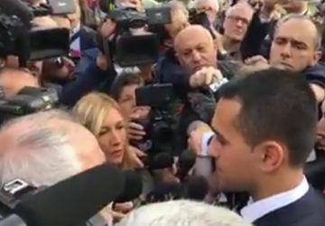 Patern&ograve;, visita del vice premier Luigi DI Maio: 5mld per anti-sisma e danni maltempo