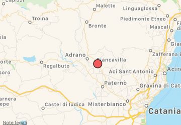Terremoto: altra scossa con epicentro Biancavilla