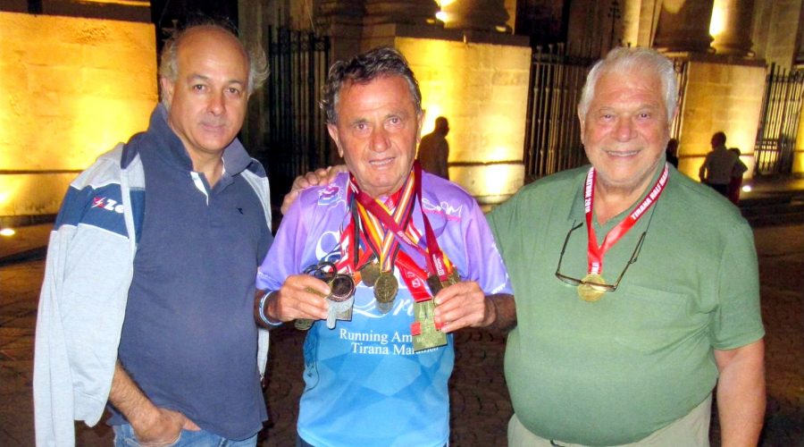 A Riposto uno degli atleti più anziani del mondo: l’albanese Sotir Qiriaqi