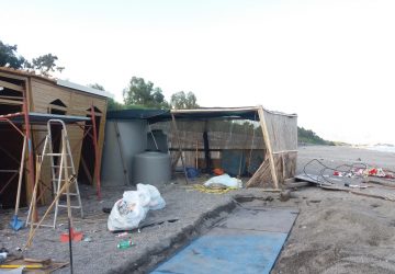 Mascali: diversi i danni provocati dalla mareggiata alle strutture balneari