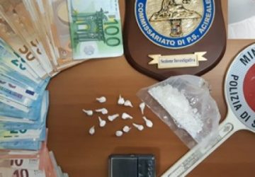 Acireale, un arresto per droga