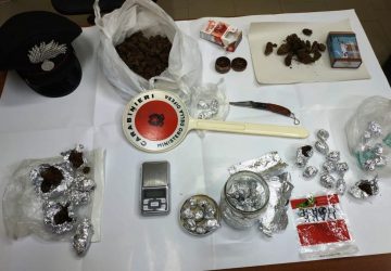 Riposto, carabinieri arrestano pusher 23enne residente a Mascali