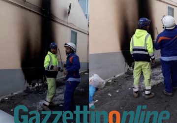 Giarre, incendiano un materasso, danni ad un cavo Enel e parete abitazione