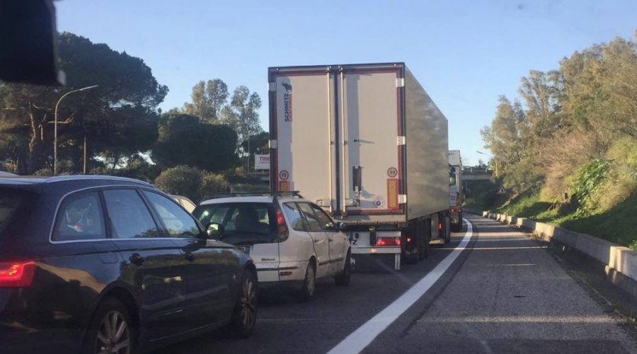 A18, tamponamento lungo la tratta Acireale Giarre. Rallentamenti