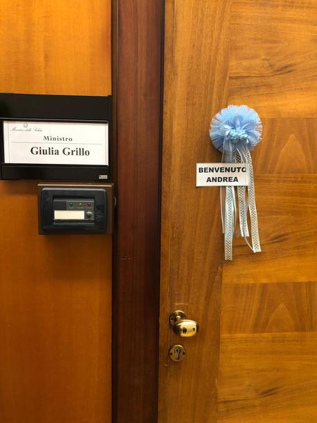 Fiocco azzurro per il ministro catanese Giulia Grillo