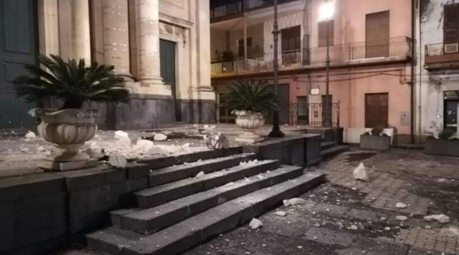 Sisma di Santo Stefano: a Santa Venerina effettuati già 734 sopralluoghi di edifici privati