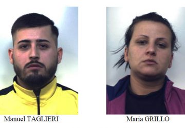 Bronte, fidanzati-corrieri bloccati con 2 Kg di marijuana in auto: arrestati