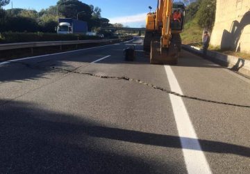 Autostrada A18: al via i lavori di ripristino del tratto interessato dal terremoto