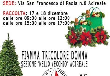 Acireale, raccolta alimentare in favore della &ldquo;Casa Sollievo San Camillo&rdquo;