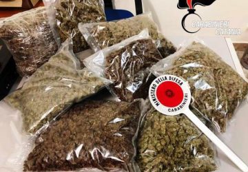 Catania, blitz in casa: scovati 6 chili di marijuana. Un arresto
