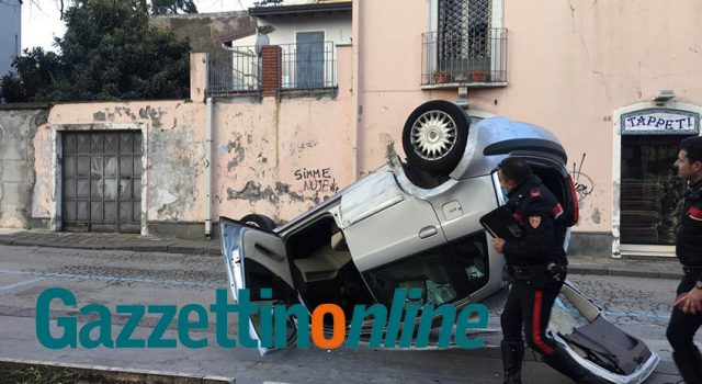 Giarre, pauroso incidente in piazza Carmine FOTO-VIDEO