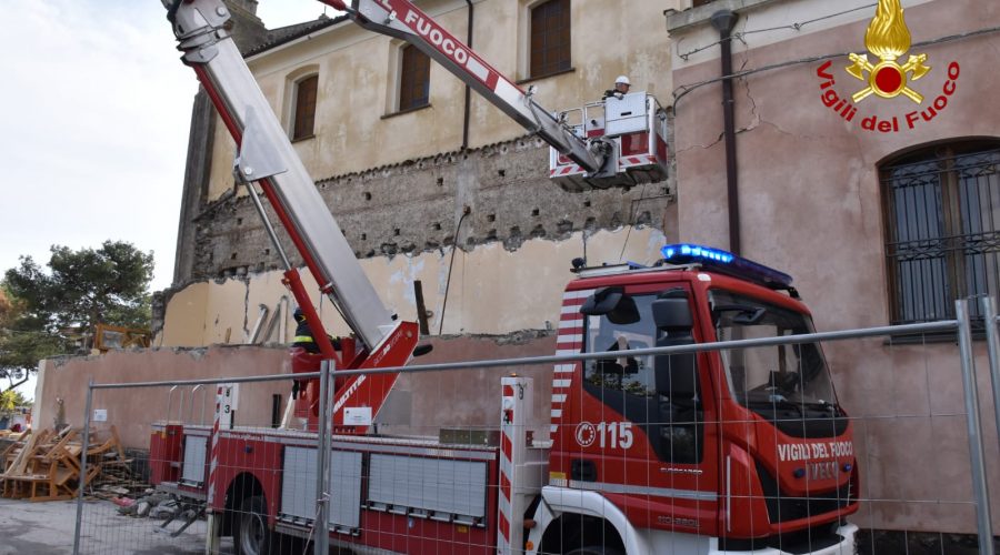 Terremoto, proseguono le opere di messa in sicurezza delle chiese a Pennisi