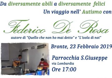 Da diversamente abili a diversamente felici.&nbsp;Un viaggio nell&rsquo;Autismo con Federico De Rosa