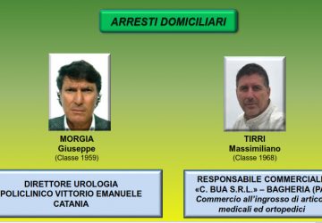 Catania, corruzione appalti sanità: eseguite 6 misure restrittive. In manette il prof. Morgia NOMI FOTO DETTAGLI