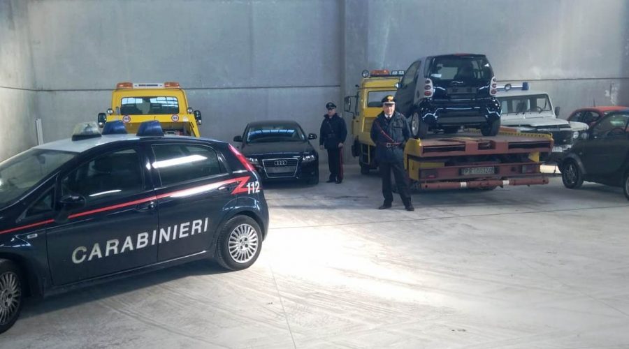 Mascalucia, scoperta centrale del riciclaggio di auto rubate: denunciato un pregiudicato