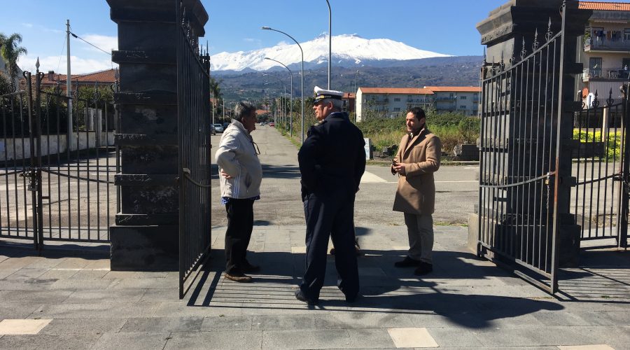 Mascali, si riqualifica il parco comunale di via Livatino