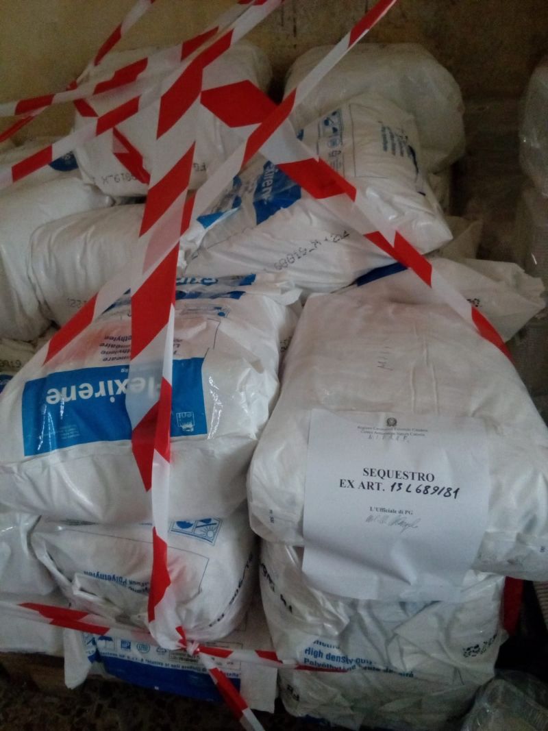 Misterbianco e Catania: maxi-sequestro di sacchetti di plastica illegali. Sanzioni per 15.000 euro.