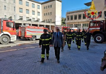 Catania, prefetto in visita istituzionale al Comando provinciale dei Vigili del fuoco