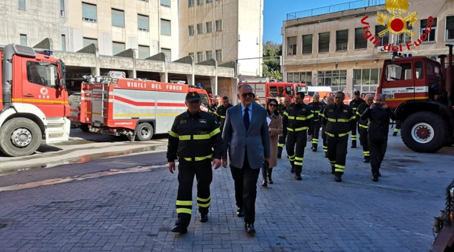 Catania, prefetto in visita istituzionale al Comando provinciale dei Vigili del fuoco