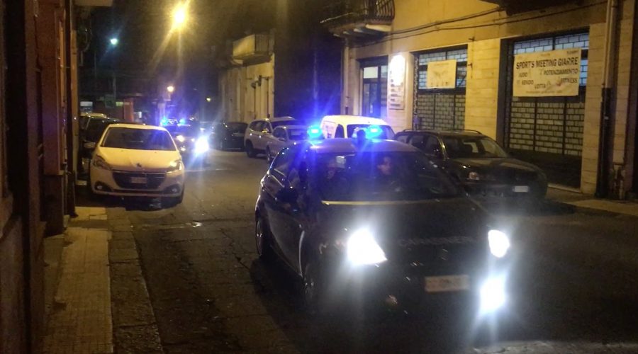 Giarre, nuovo giro di vite dei carabinieri. Nella notte controlli a tappeto