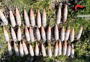 Mineo, fatti brillare proiettili risalenti al secondo conflitto mondiale