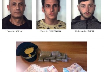 Intercettati con 1 Kg di hashish nell&rsquo;auto: tre arresti nel quartiere Librino