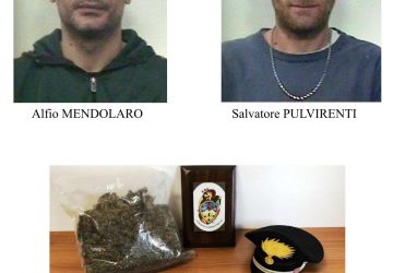 Belpasso, preparavano in garage le dosi di &ldquo;fumo&rdquo; da piazzare. Sequestrato 1 Kg di marijuana