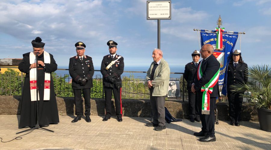 Sant’Alfio: intitolata una piazza a Giuseppe Cravotta, il maresciallo-operaio modello di rigore morale