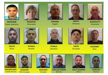 Catania, operazione &ldquo;Stop and Go&rdquo;: stroncato vorticoso traffico di droga: 16 arresti NOMI FOTO