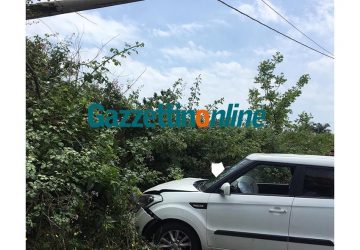 Giarre, incidente autonomo in via San Matteo VIDEO