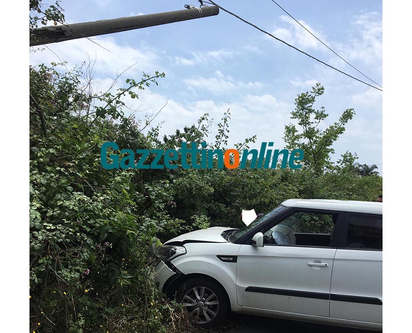 Giarre, incidente autonomo in via San Matteo VIDEO