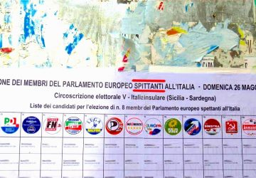 Un tocco di "sicilianit&agrave;" nei manifesti istituzionali delle Elezioni Europee 2019