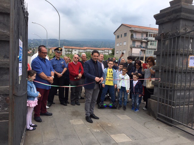 Mascali, rivitalizzato il parco comunale di via Livatino
