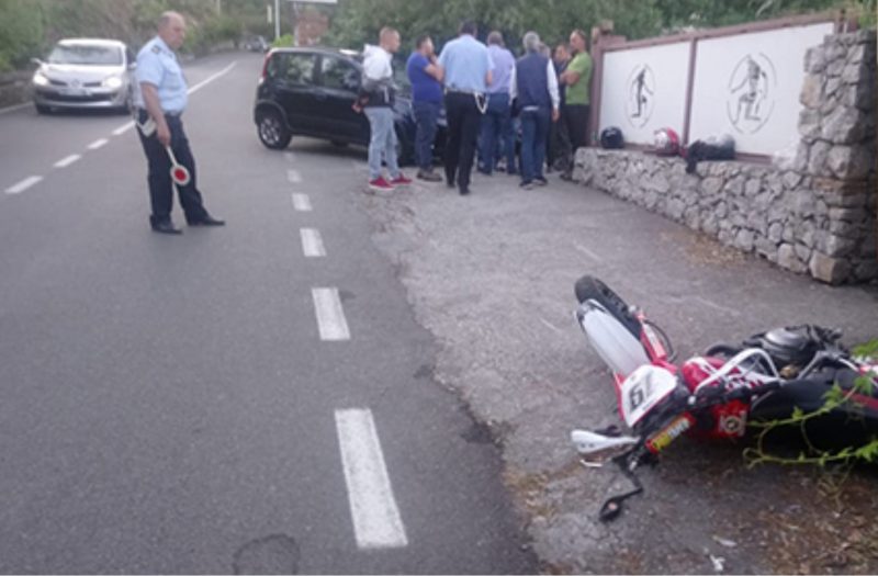 Tragedia sulla strada a Taormina, muore un centauro di Mascali
